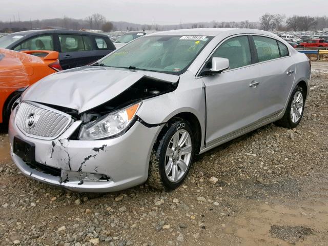 1G4GC5EG6AF118038 - 2010 BUICK LACROSSE C SILVER photo 2