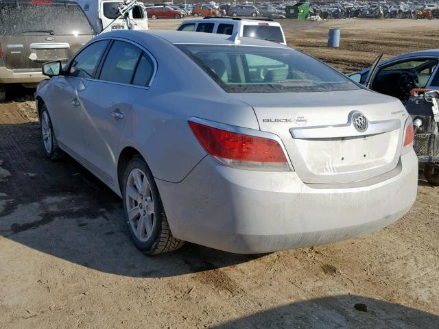 1G4GC5EG6AF118038 - 2010 BUICK LACROSSE C SILVER photo 3