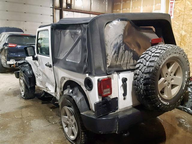 1C4AJWAG1FL511336 - 2015 JEEP WRANGLER S WHITE photo 3