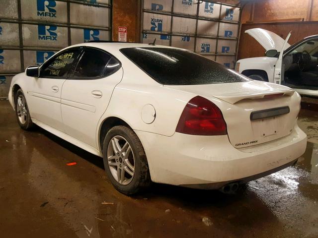 2G2WR554261148712 - 2006 PONTIAC GRAND PRIX WHITE photo 3