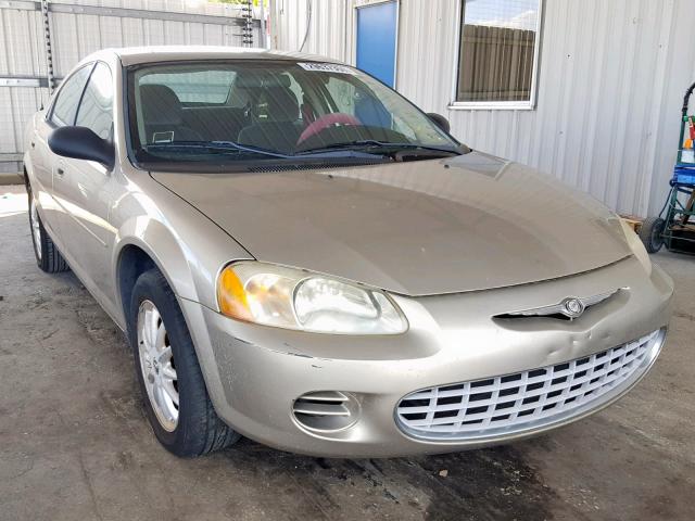 1C3EL46XX3N501739 - 2003 CHRYSLER SEBRING LX GOLD photo 1