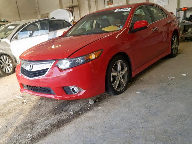 JH4CU2F87CC001562 - 2012 ACURA TSX SE RED photo 2