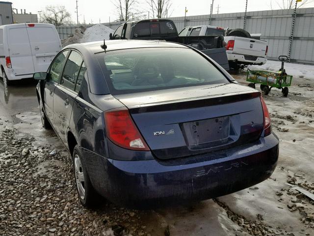 1G8AJ55F57Z136555 - 2007 SATURN ION LEVEL BLUE photo 3