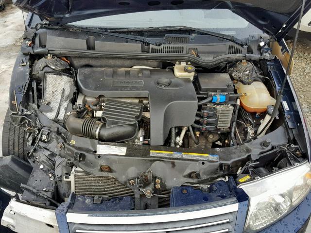 1G8AJ55F57Z136555 - 2007 SATURN ION LEVEL BLUE photo 7