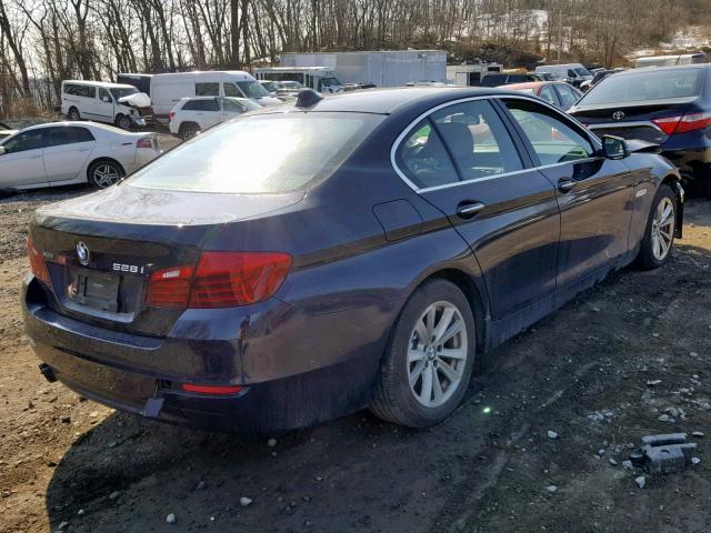 WBA5A7C51FD623256 - 2015 BMW 528 XI BLUE photo 4