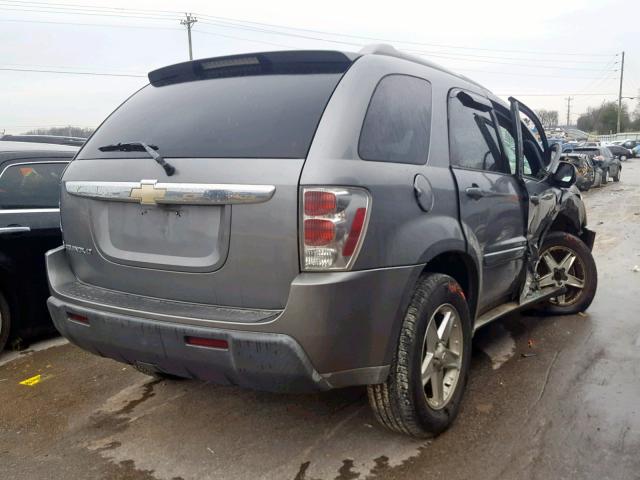 2CNDL63F256123207 - 2005 CHEVROLET EQUINOX LT GRAY photo 4