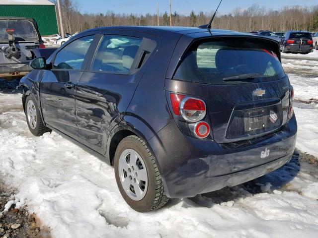 1G1JB6SHXD4218037 - 2013 CHEVROLET SONIC LS 黑色 照片 3