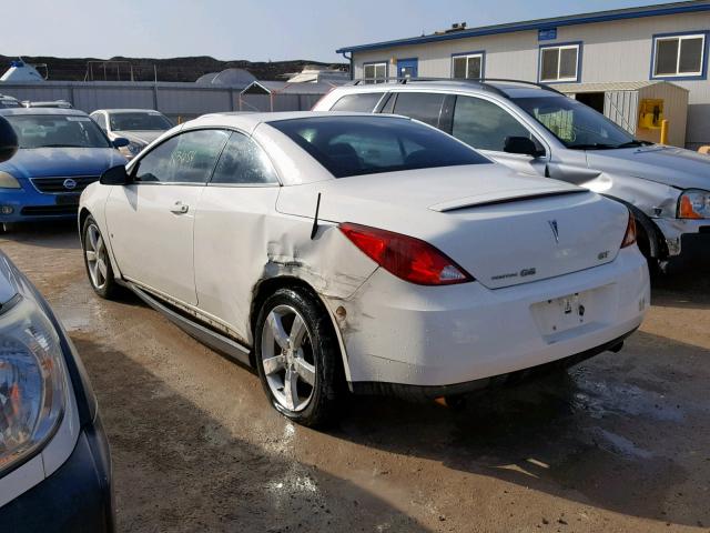 1G2ZH351074105955 - 2007 PONTIAC G6 GT WHITE photo 3