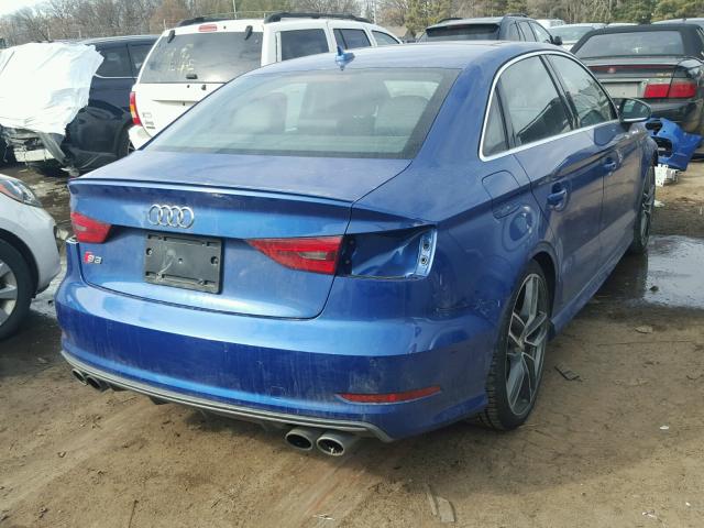 WAUB1GFF5G1027383 - 2016 AUDI S3 PREMIUM BLUE photo 4