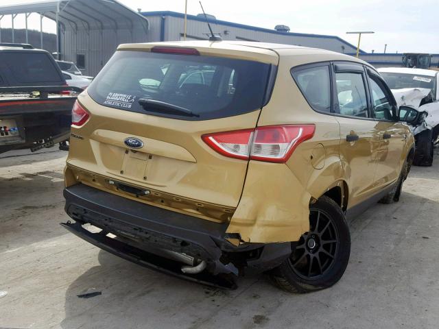 1FMCU0F76EUC57052 - 2014 FORD ESCAPE S GOLD photo 4