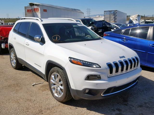 1C4PJLDS4FW542460 - 2015 JEEP CHEROKEE L WHITE photo 1