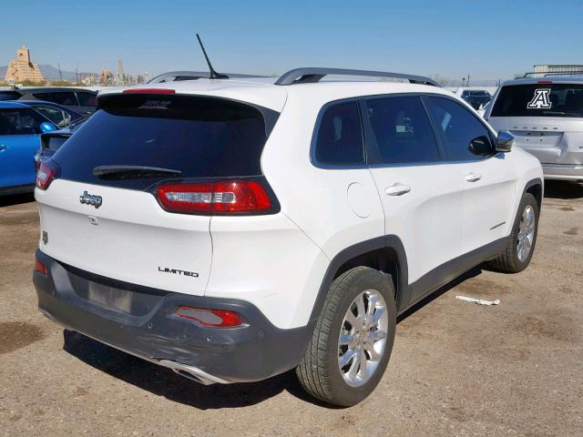 1C4PJLDS4FW542460 - 2015 JEEP CHEROKEE L WHITE photo 4