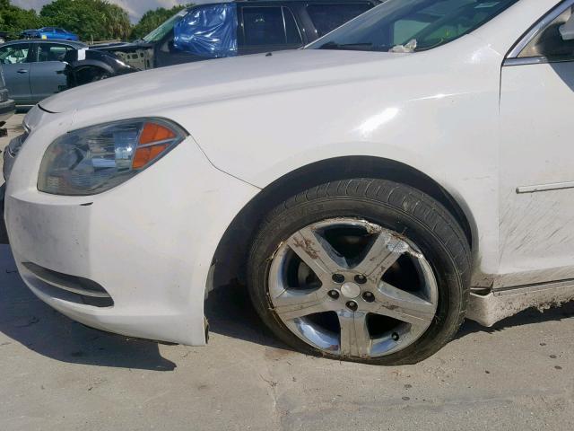 1G1ZC5E06CF275323 - 2012 CHEVROLET MALIBU 1LT თეთრი ფოტო 9