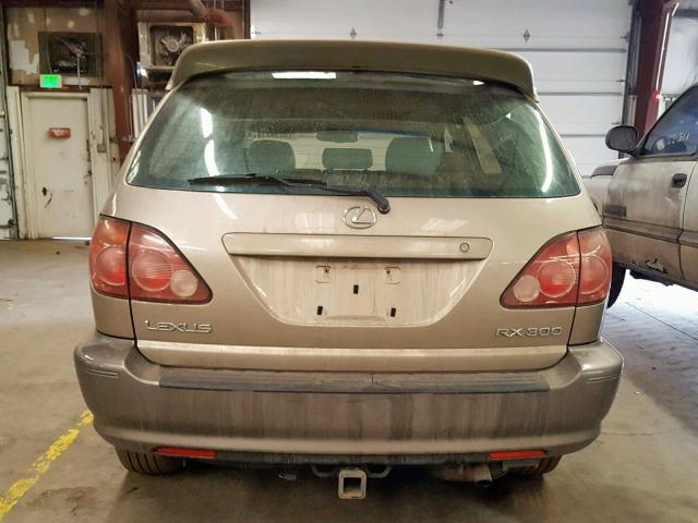 JT6HF10U0Y0130941 - 2000 LEXUS RX 300 GOLD photo 10