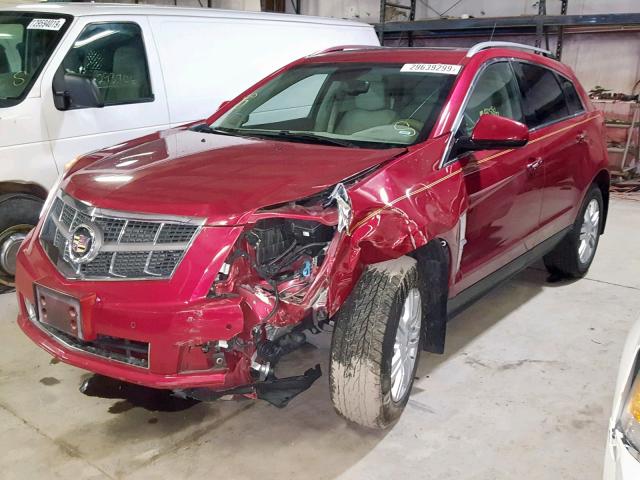 3GYFNAE39CS656483 - 2012 CADILLAC SRX LUXURY RED photo 2