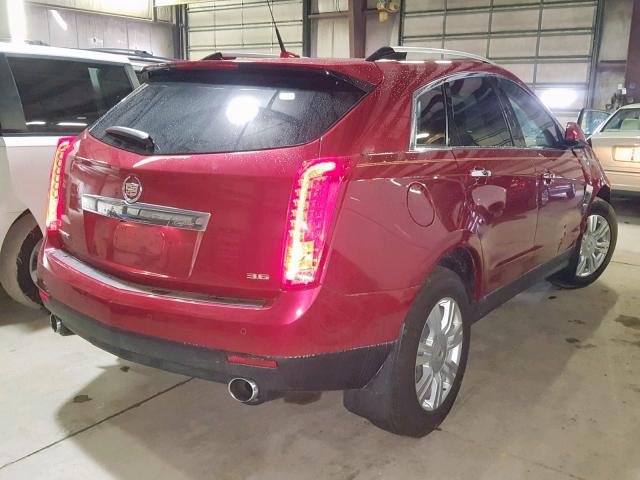 3GYFNAE39CS656483 - 2012 CADILLAC SRX LUXURY RED photo 4