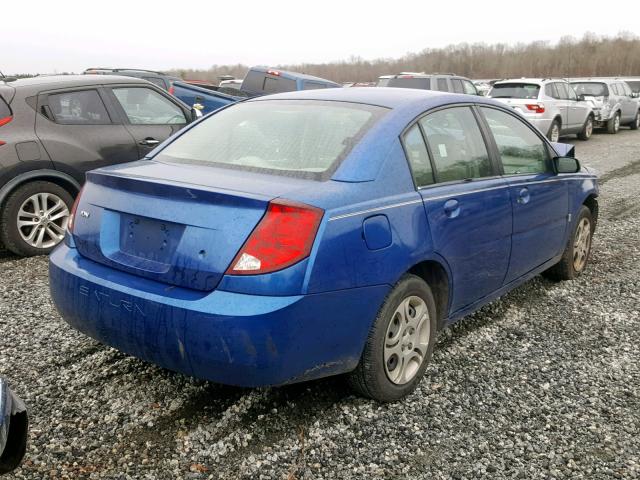 1G8AJ52F45Z118095 - 2005 SATURN ION LEVEL BLUE photo 4