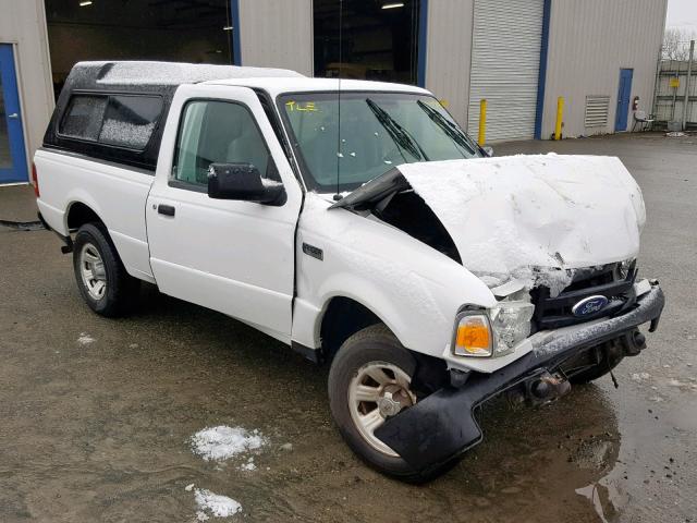 1FTYR10D77PA59212 - 2007 FORD RANGER WHITE photo 1