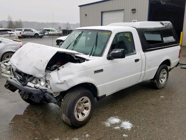 1FTYR10D77PA59212 - 2007 FORD RANGER WHITE photo 2