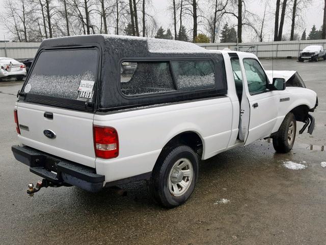 1FTYR10D77PA59212 - 2007 FORD RANGER WHITE photo 4