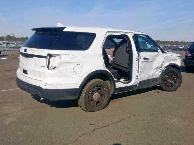 1FM5K8AR0HGD59293 - 2017 FORD EXPLORER P WHITE photo 4