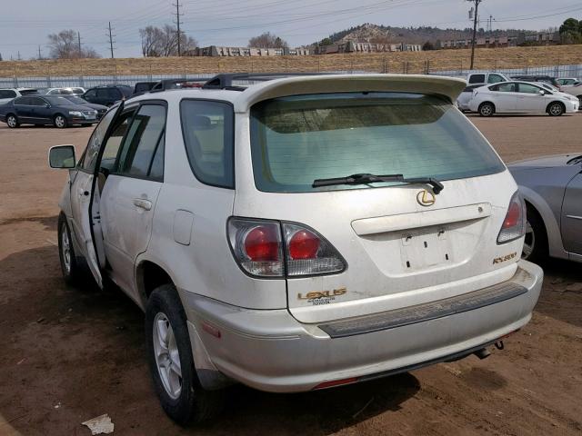 JTJHF10U830296591 - 2003 LEXUS RX 300 WHITE photo 3