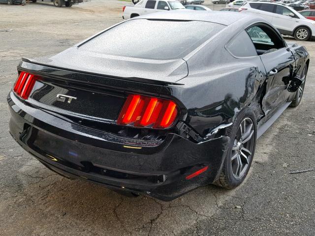 1FA6P8CF5H5275551 - 2017 FORD MUSTANG GT BLACK photo 4