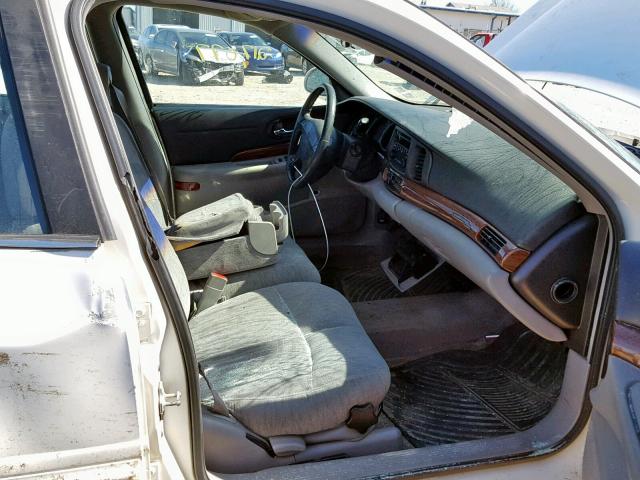 1G4HP52K344156490 - 2004 BUICK LESABRE CU WHITE photo 5