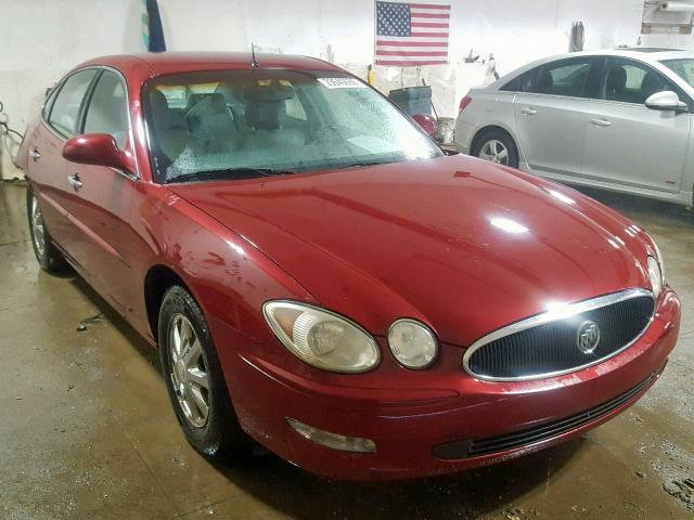 2G4WD532351232575 - 2005 BUICK LACROSSE C BURGUNDY photo 1