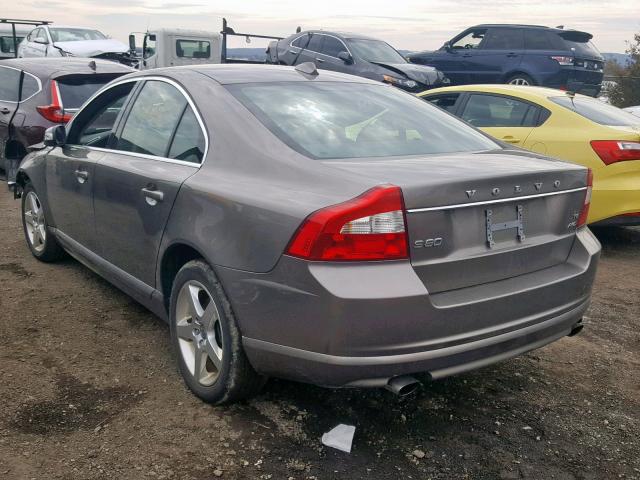 YV1AH992591091676 - 2009 VOLVO S80 T6 BEIGE photo 3