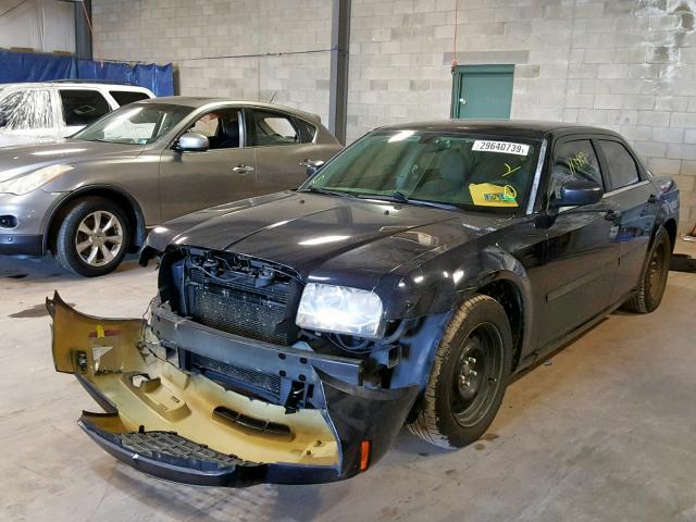 2C3KA43R86H471023 - 2006 CHRYSLER 300 BLACK photo 2