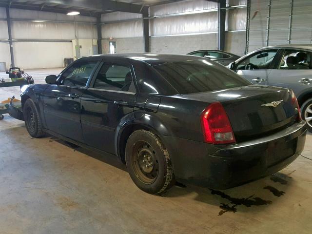 2C3KA43R86H471023 - 2006 CHRYSLER 300 BLACK photo 3