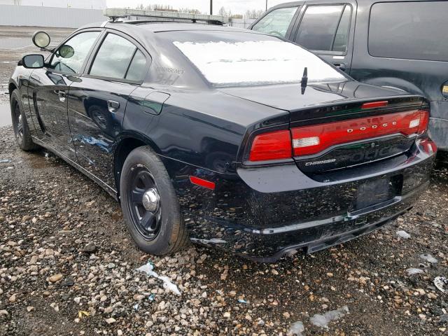 2C3CDXAG2EH137762 - 2014 DODGE CHARGER PO TWO TONE photo 3