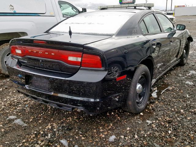 2C3CDXAG2EH137762 - 2014 DODGE CHARGER PO TWO TONE photo 4