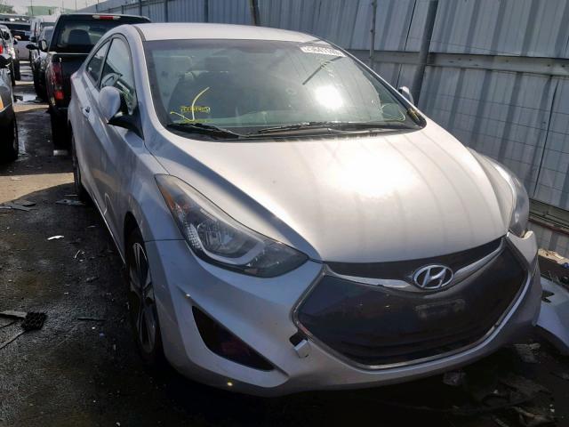 KMHDH6AH2EU029688 - 2014 HYUNDAI ELANTRA CO SILVER photo 1