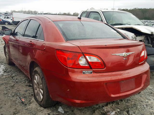 1C3LC46K68N109585 - 2008 CHRYSLER SEBRING LX RED photo 3