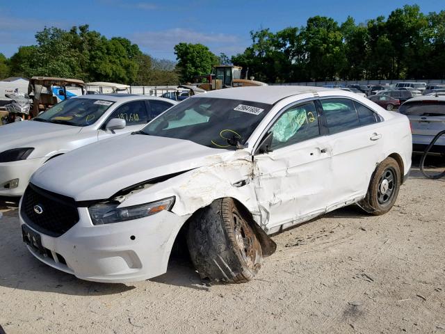 1FAHP2MT0DG152748 - 2013 FORD TAURUS POL WHITE photo 2