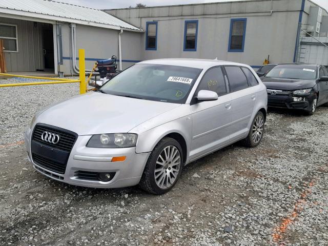 WAUNF78P38A054846 - 2008 AUDI A3 2.0 PRE SILVER photo 2