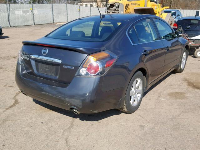 1N4CL21E99C184530 - 2009 NISSAN ALTIMA HYB GRAY photo 4