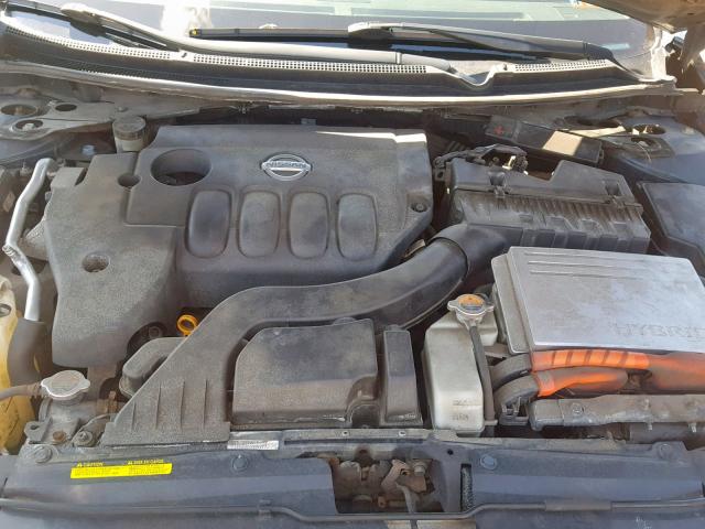 1N4CL21E99C184530 - 2009 NISSAN ALTIMA HYB GRAY photo 7