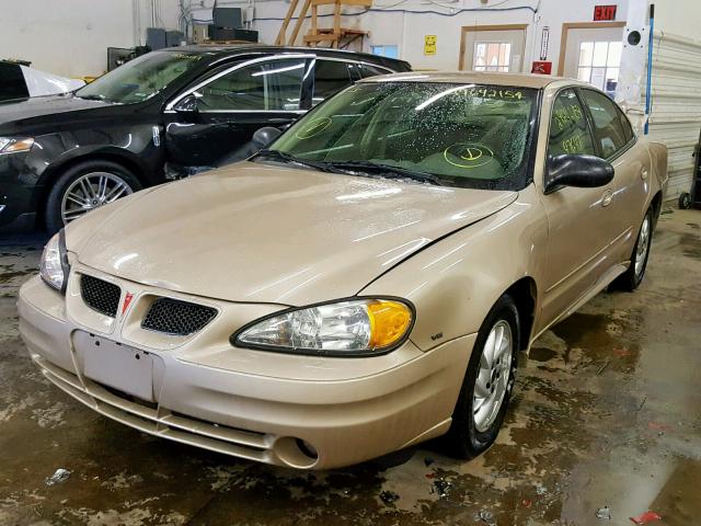 1G2NF52EX4C133688 - 2004 PONTIAC GRAND AM S GOLD photo 2