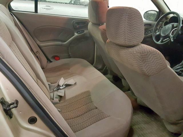 1G2NF52EX4C133688 - 2004 PONTIAC GRAND AM S GOLD photo 6