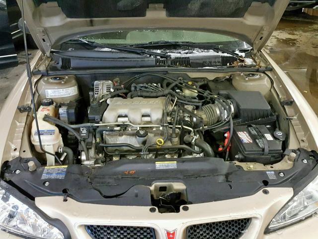 1G2NF52EX4C133688 - 2004 PONTIAC GRAND AM S GOLD photo 7