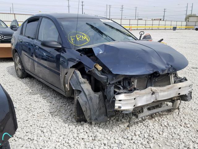 1G8AL55F87Z182049 - 2007 SATURN ION LEVEL BLUE photo 1