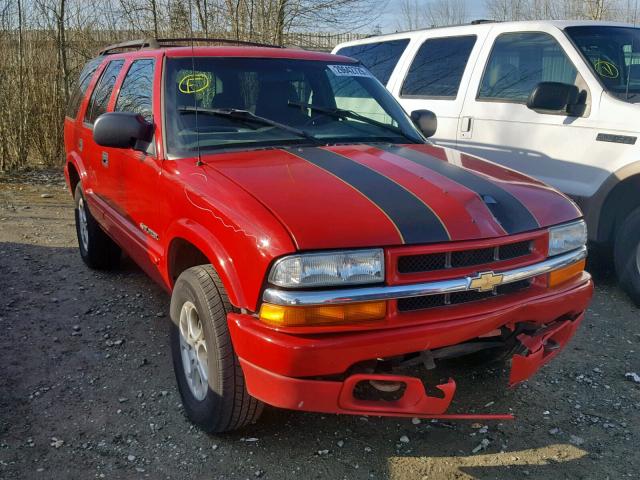 1GNDT13X03K115642 - 2003 CHEVROLET BLAZER RED photo 1