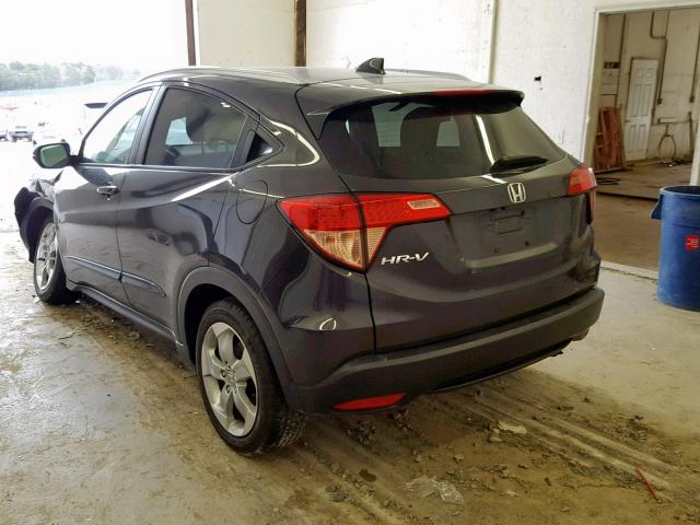 3CZRU5H73GM718458 - 2016 HONDA HR-V EXL BLACK photo 3