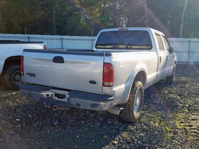 1FTSW30F11EA46535 - 2001 FORD F350 SRW S SILVER photo 4