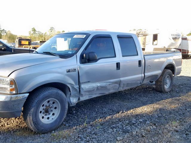 1FTSW30F11EA46535 - 2001 FORD F350 SRW S SILVER photo 9