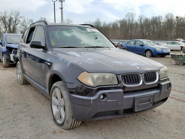 WBXPA73444WA77997 - 2004 BMW X3 2.5I BLACK photo 1