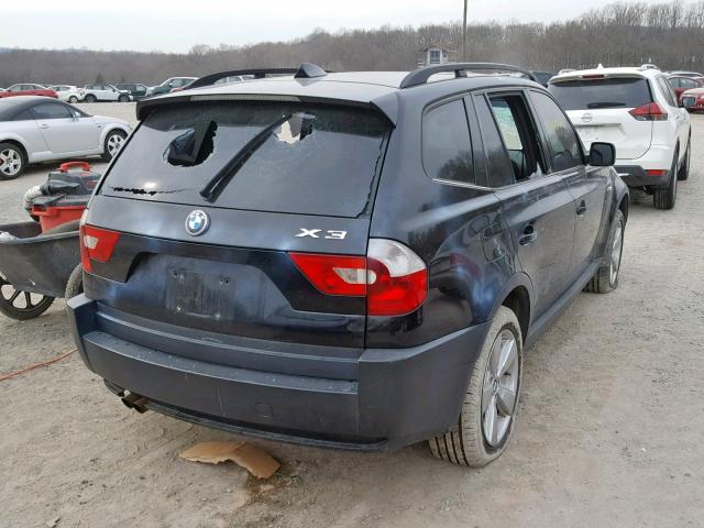 WBXPA73444WA77997 - 2004 BMW X3 2.5I BLACK photo 4